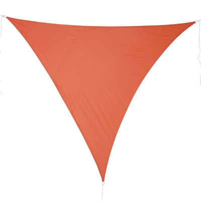 Outsunny Toldo Vela Triangular 3x3x3 para Varanda Jardim ou Campismo Cor Laranja