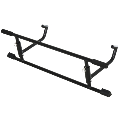 HOMCOM Barra para Elevações para Musculação e Exercício Estrutura de Aço Maciço 102x35x25 cm