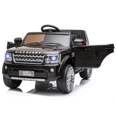 HOMCOM Carro Elétrico para Crianças de 3-6 Anos com Licença de Land Rover Controle Remoto 102,5x69x55,4 cm Preto