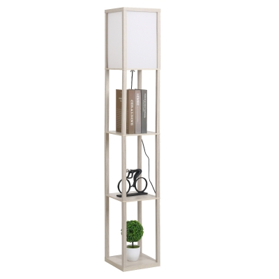 Lampadaire étagères 3 niveaux