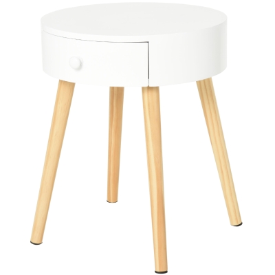 Chevet table de nuit ronde design scandinave