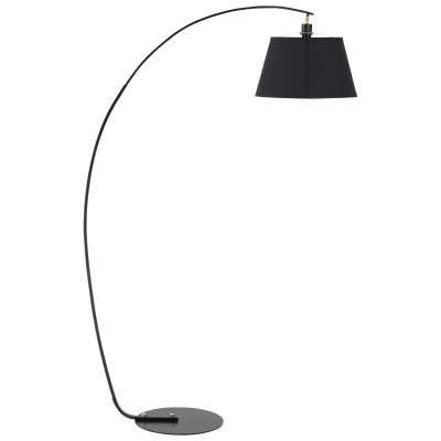 Lampadaire arc design néo-rétro noir