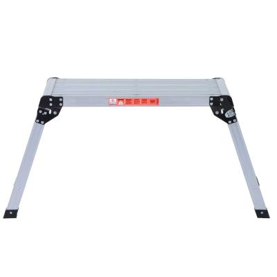 Homcom Marchepied escabeau plateforme de travail pliable antidérapant aluminium