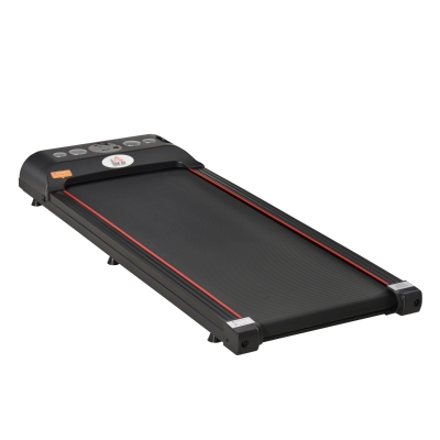 Tapis de marche Fitness électrique 1 à 6 Km/h rouge noir