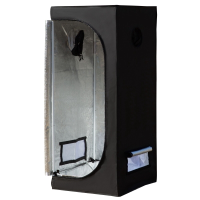 Chambre de culture 0,6L x 0,6l x 1,4H m oxford 600D mylar noir