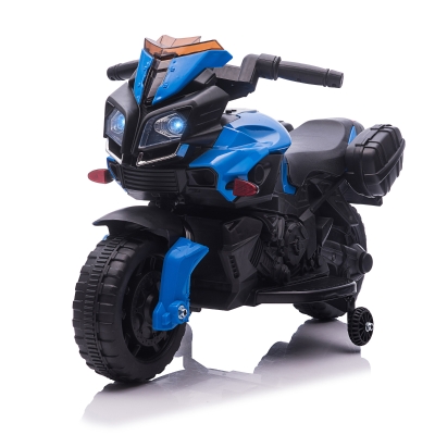 Moto électrique enfant 6 V 3 Km/h max. effet lumineux sonore