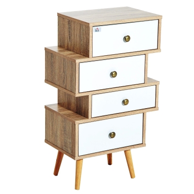 HOMCOM Commode Moderne en bois