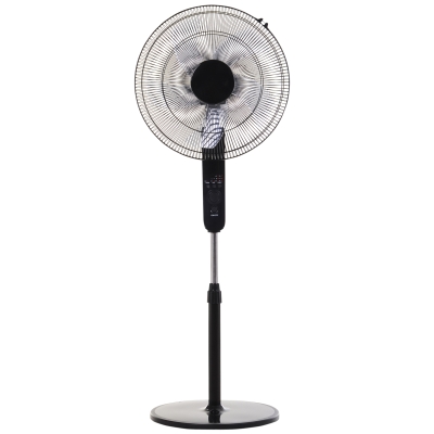 Ventilateur sur pied Ø 44 cm 45 W avec télécommande noir