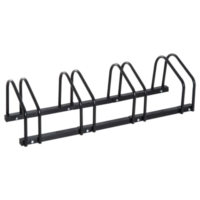Râtelier 3/4/5/6 vélos (suivant modèle) acier galvanisé noir
