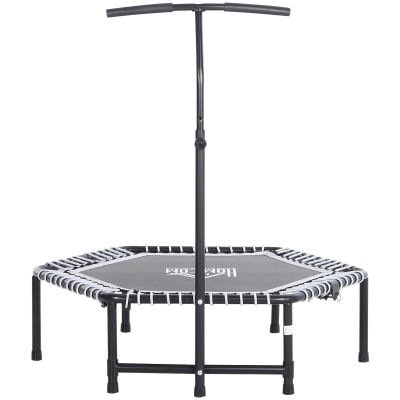Trampoline de Fitness Ø 122 cm guidon hauteur réglable