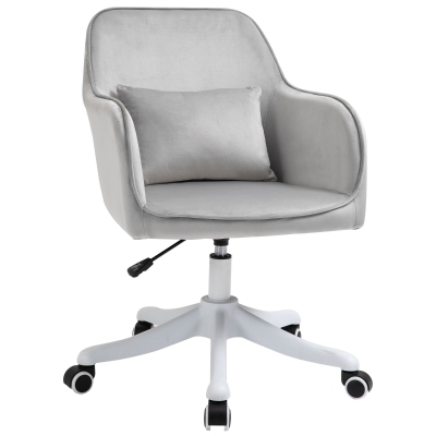 Vinsetto Chaise de bureau massante velours
