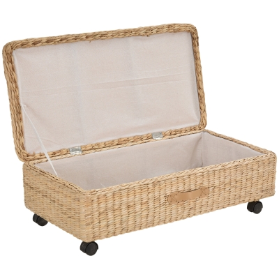 Coffre Boîte de Rangement avec Couvercle 76 x 40 x 24 cm