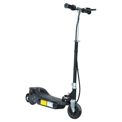 HOMCOM Trottinette électrique 120 W pliable pour enfants à partir de 7 ans 12 Km/h max. coloris noir