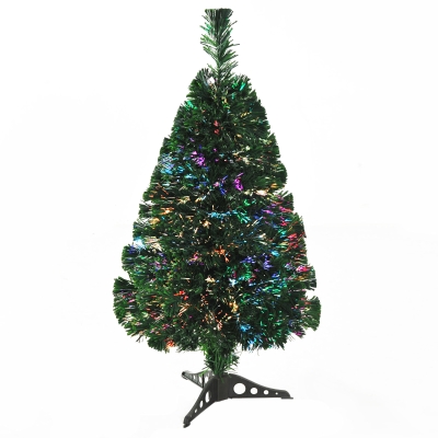 Homcom Sapin de Noël Artificiel Lumineux 55 Branches 35 x 35 x 60 cm