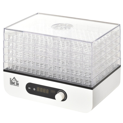 HOMCOM 35-70℃ Five-Tray Food Dehydrator