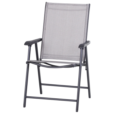 Outsunny Klappstuhl mit Armlehne 2er Set