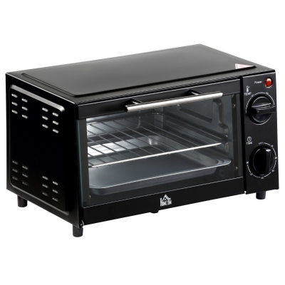 HOMCOM 100°C-230°C, 9L Mini Electric Oven