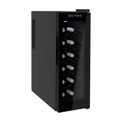 HOMCOM 11-18°C 12-Bottle Mini Fridge