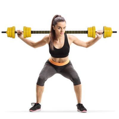 HOMCOM Adjustable 20KGS Barbell & Dumbbell Set Fitness Home Gym Plate Bar Clamp Rod