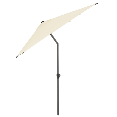 Outsunny Garden Sun Umbrella Patio Parasol w/ Tilt Crank Adjustable Angle 3 x 2m Beige