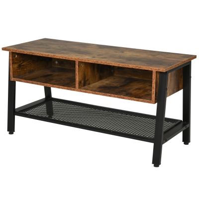 HOMCOM TV Stand for TVs up to 45 Inches for Living Room industrial design