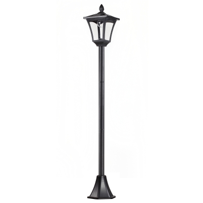 Outsunny Solar Powered Lamp Post, IP44, 18Lx18Wx160H cm-Black