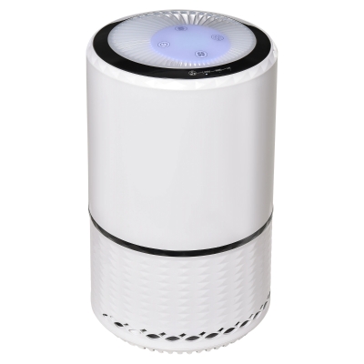 HOMCOM 3-Stage Filtration Air Purifiers for Home w/ 3 Speeds, Filter Change Reminder
