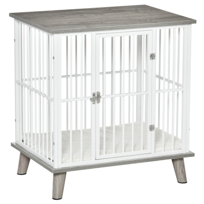 PawHut Decorative Dog Crate, Pet Cage Kennel, w/ Soft Cushion, for Small Dogs