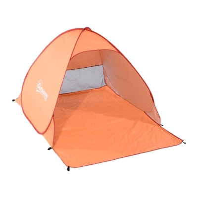 Outsunny 2 Person Pop Up UV Shelter Shade-Orange