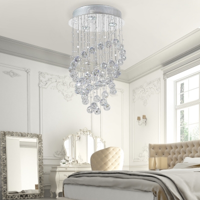 HOMCOM 3-Light Wall Mounted Ceiling Pendant Chandelier Lamp