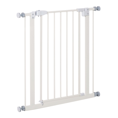 PawHut Türschutzgitter weiß ohne bohren 74-80 cm