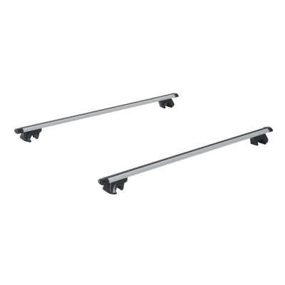 Homcom Barre Portapacchi per Auto in Alluminio con Serratura 125x5.5x7cm