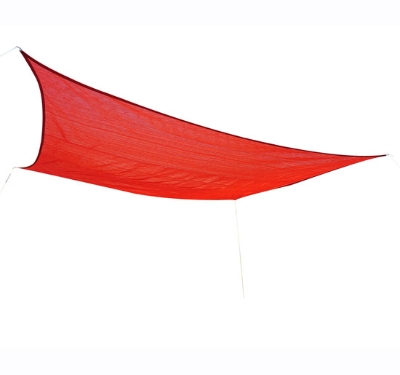 Outsunny Tenda Tendone Parasole Rettangolare 3x4m Rosso