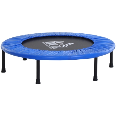 HomCom Trampolino Elastico per Fitness 30 Molle in PP, PVC, Φ91x22.5cm