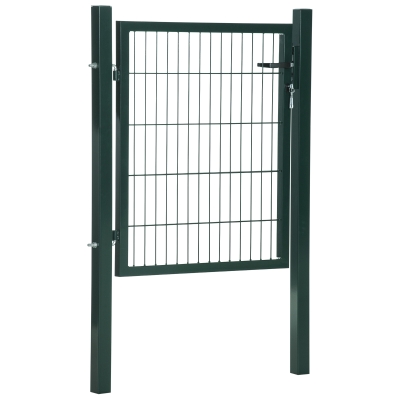HOMCOM Gartentor aus Stahl 97 x 150 cm