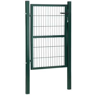 HOMCOM Gartentor aus Stahl 97 x 170 cm