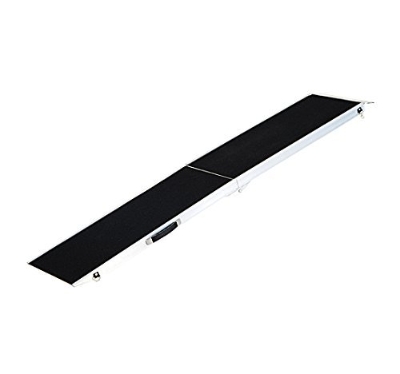 Pawhut Rampă Auto pentru Câini Pliabilă din Aliaj de Aluminiu, 183x38x5cm