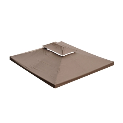 Outsunny Acoperiș de Schimb pentru Gazebo pentru Grădină Impermeabil Dublu strat 3x4m