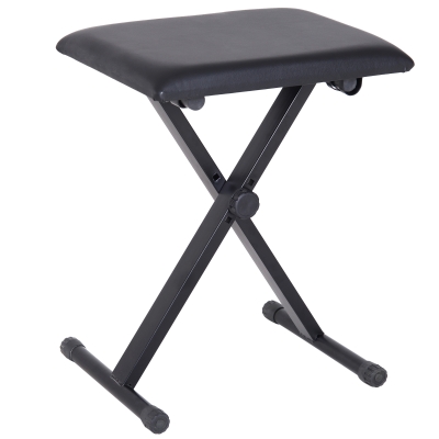 Homcom Sgcaunel Captusit pentru Pian Pliabil cuInaltime Reglabila, Negru, 39x29x51cm