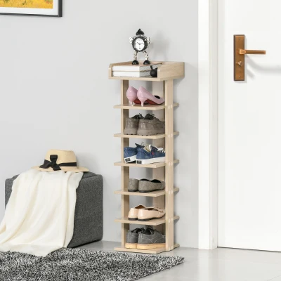 Dulap pentru Pantofi, Raft de depozitare 32x30x104cm Lemn