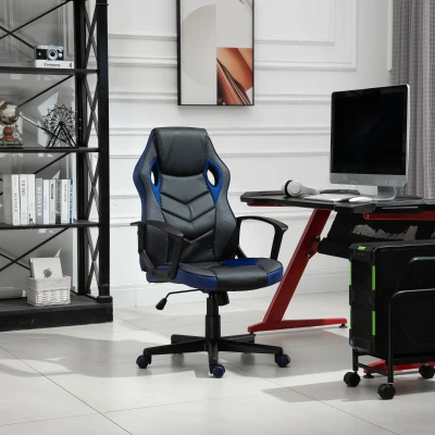 Scaun de Gaming Fotoliu de Birou din piele ecologica