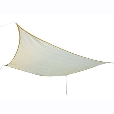 Outsunny Cort Parasolar Pătrat din HDPE, Crem, 3x4m