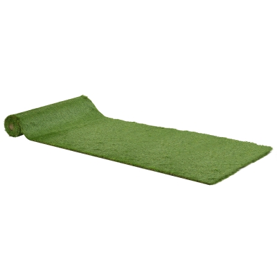 Outsunny Covoras de iarba falsa 4x1m, 40mm Gazon sintetic nu-toxic si anti-UV