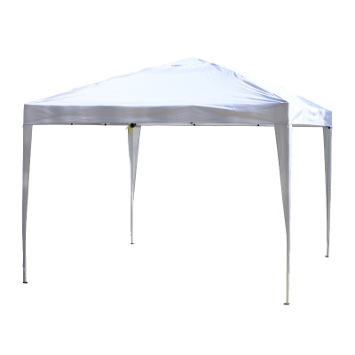 Outsuny Foisor Schelet in Otel Pliabil Invelis in Tesatura Oxford Alb 3x3m