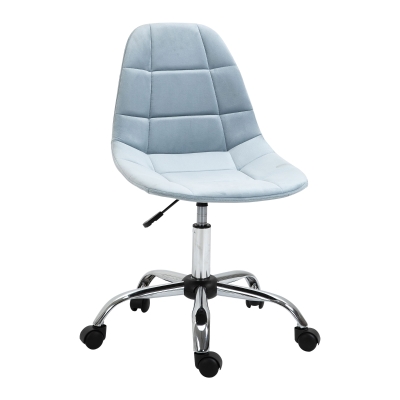 Vinsetto Scaun Rotativ pentru Birou Ergonomic Ajustabil Albastru