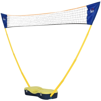 HOMCOM Set Badminton pliabil adulti copii intern extern