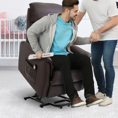 Fotoliu Relax Reclinabil 80x156x86cm Maro