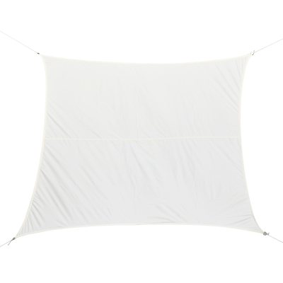 Outsunny Panza Umbrire Dreptunghiulara din Poliester 3x4m Alba