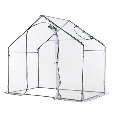 Outsunny Sera de Gradina in PVC Transparenta 180x105x165cm