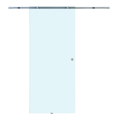 Homcom Usa Glisanta in Sticla Rodata si Sina in Aluminiu, 77.5x205cm